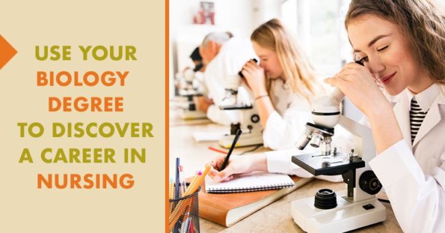 Use your biology degree to discover a career in nursing